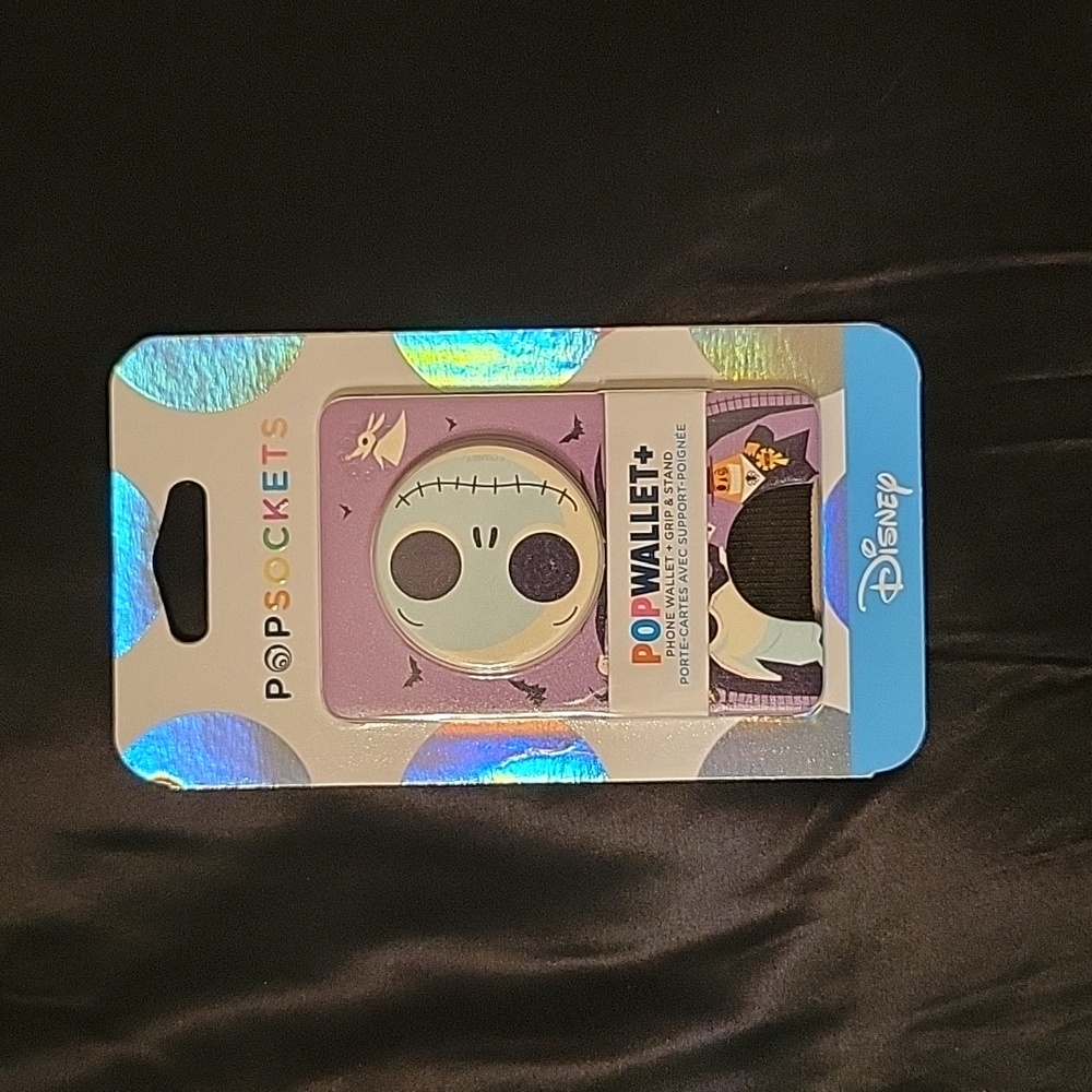 Nightmare before christmas pop socket phone wallet